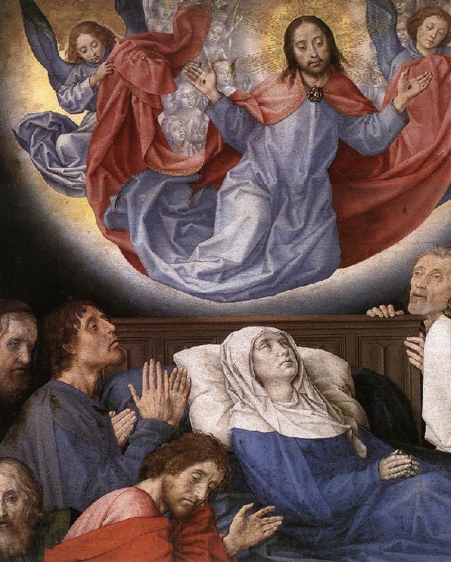 GOES, Hugo van der The Death of the Virgin (detail) Norge oil painting art